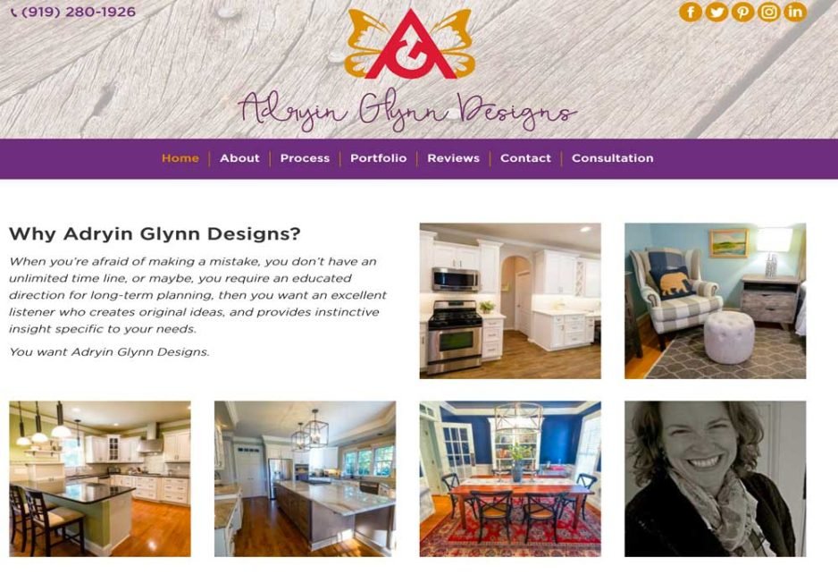 Adryin Glynn Designs, Raleigh NC